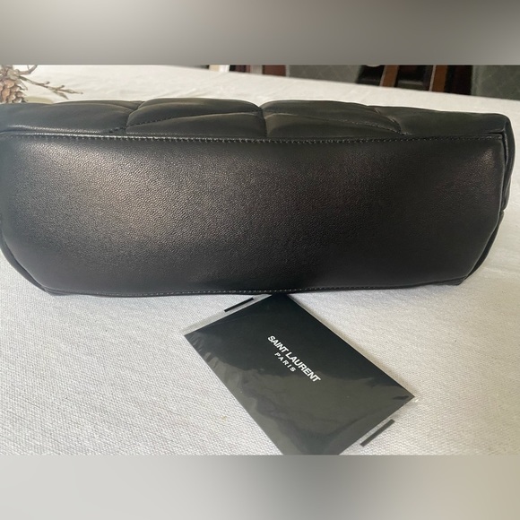 Saint Laurent PUFFER MEDIUM IN NAPPA LEATHER BLACK. $3,650 - Picture 11 of 12